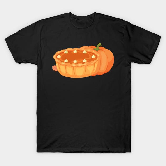 Pumpkin Pie Thanksgiving T-Shirt by Walkowiakvandersteen